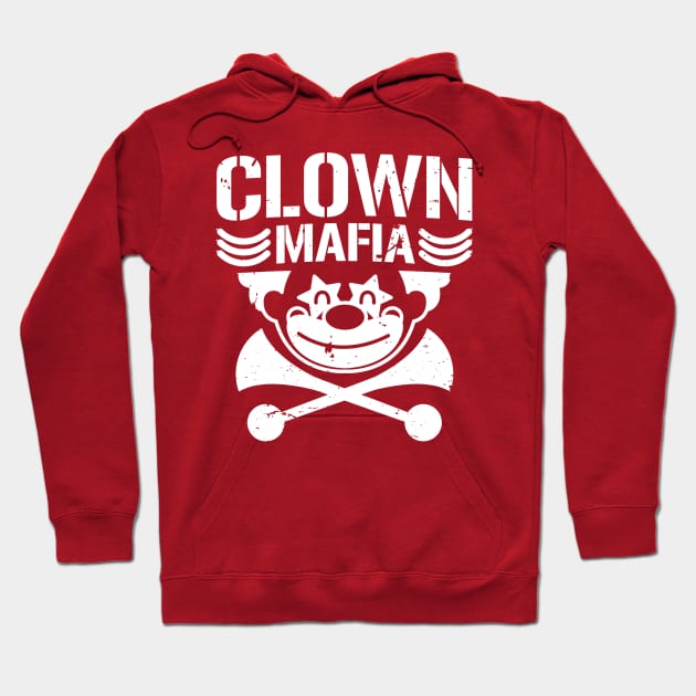 Clown Mafia (white) Hoodie by JMDCO